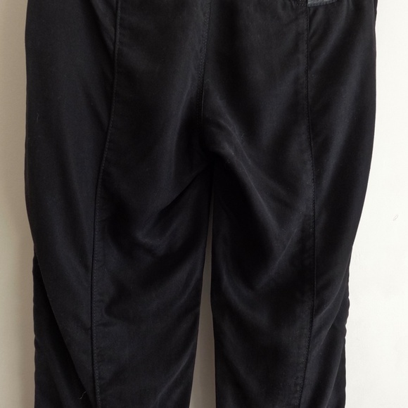 7 for All Mankind Women’s Lyocell Twill Moto Ankle Zip‎ Crop Pants Black Sz 24 - Picture 7 of 12